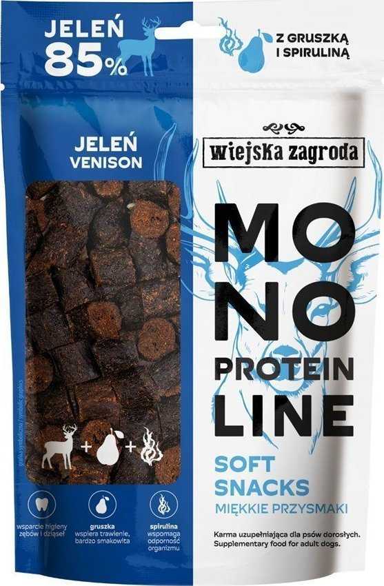 wiejska zagroda Monoprotein line Soft snacks Deer - dog treat