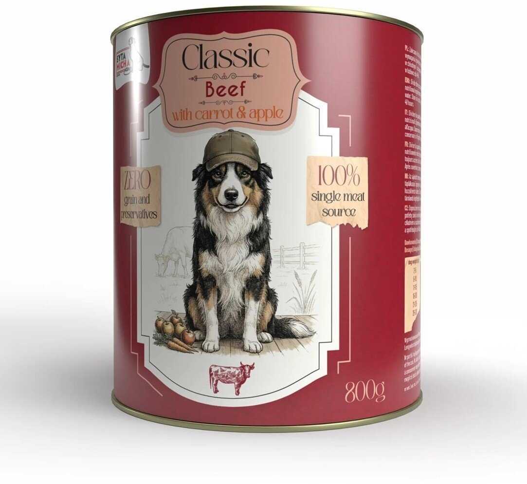 SYTA MICHA wet dog food beef with carrots, grain-free