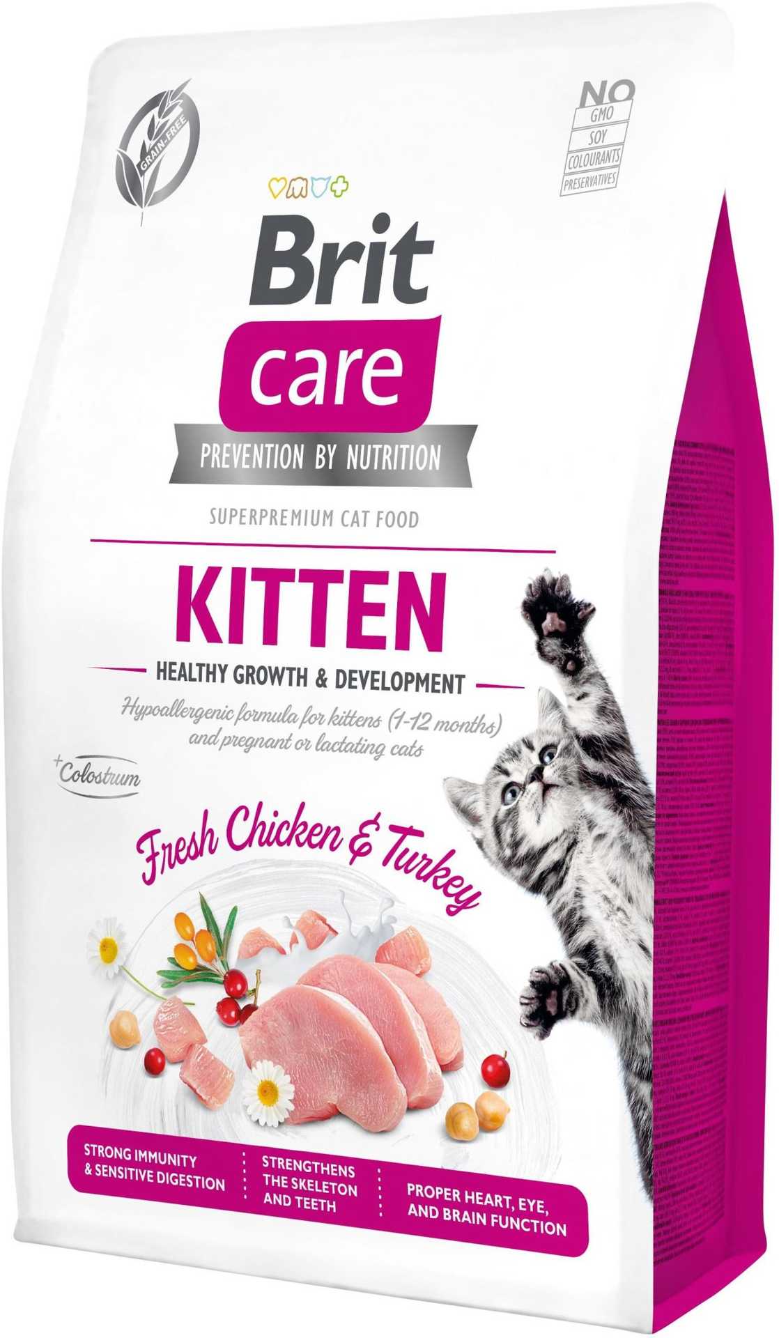Brit Care Kitten Healthy Growth and Development Fresh Chicken and Turkey 400g