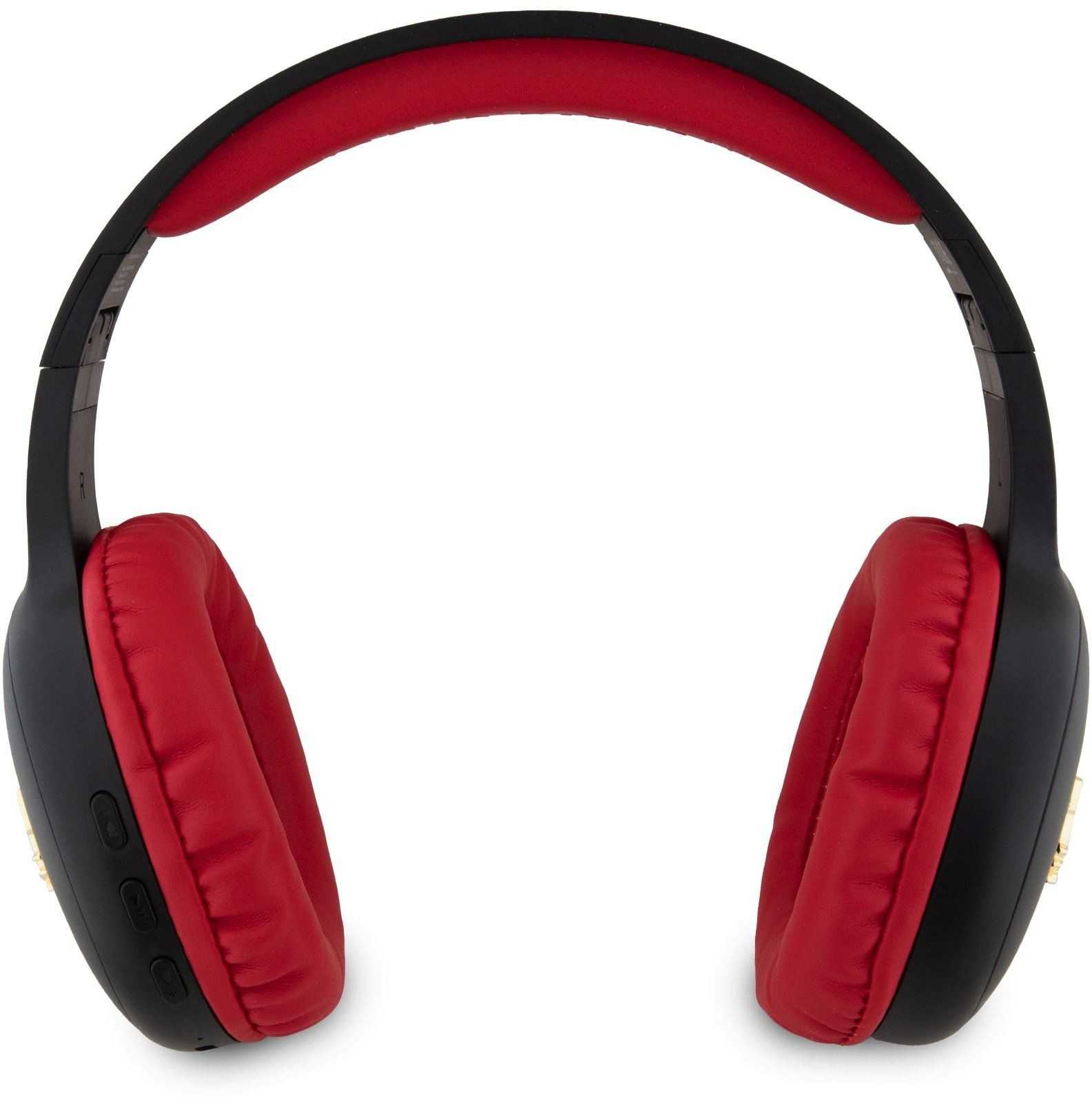 Hello Kitty Bicolor Kitty Metal Head Logo Bluetooth Stereo Black/Red